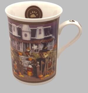 Danbury Mint Vintage Boyds Bear Collector Mugs "Beary Scary"